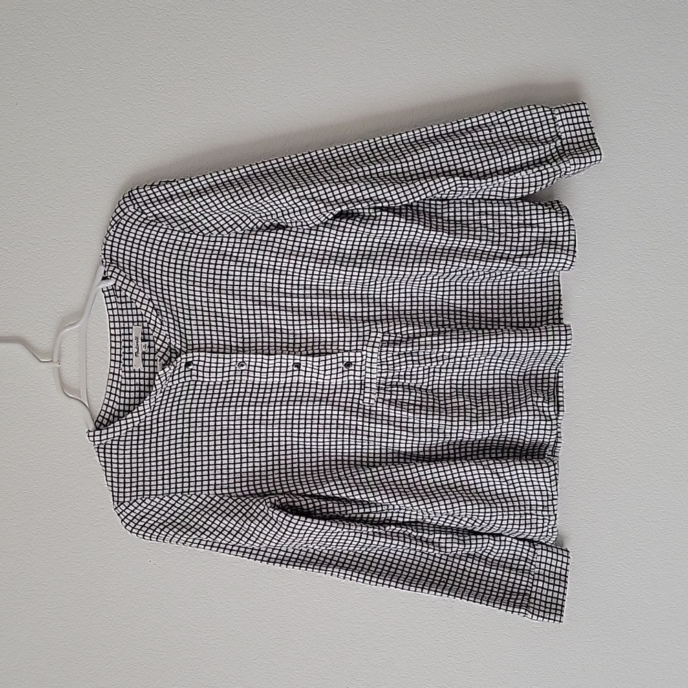 MADEWELL Long Sleeve Checkered Shirt